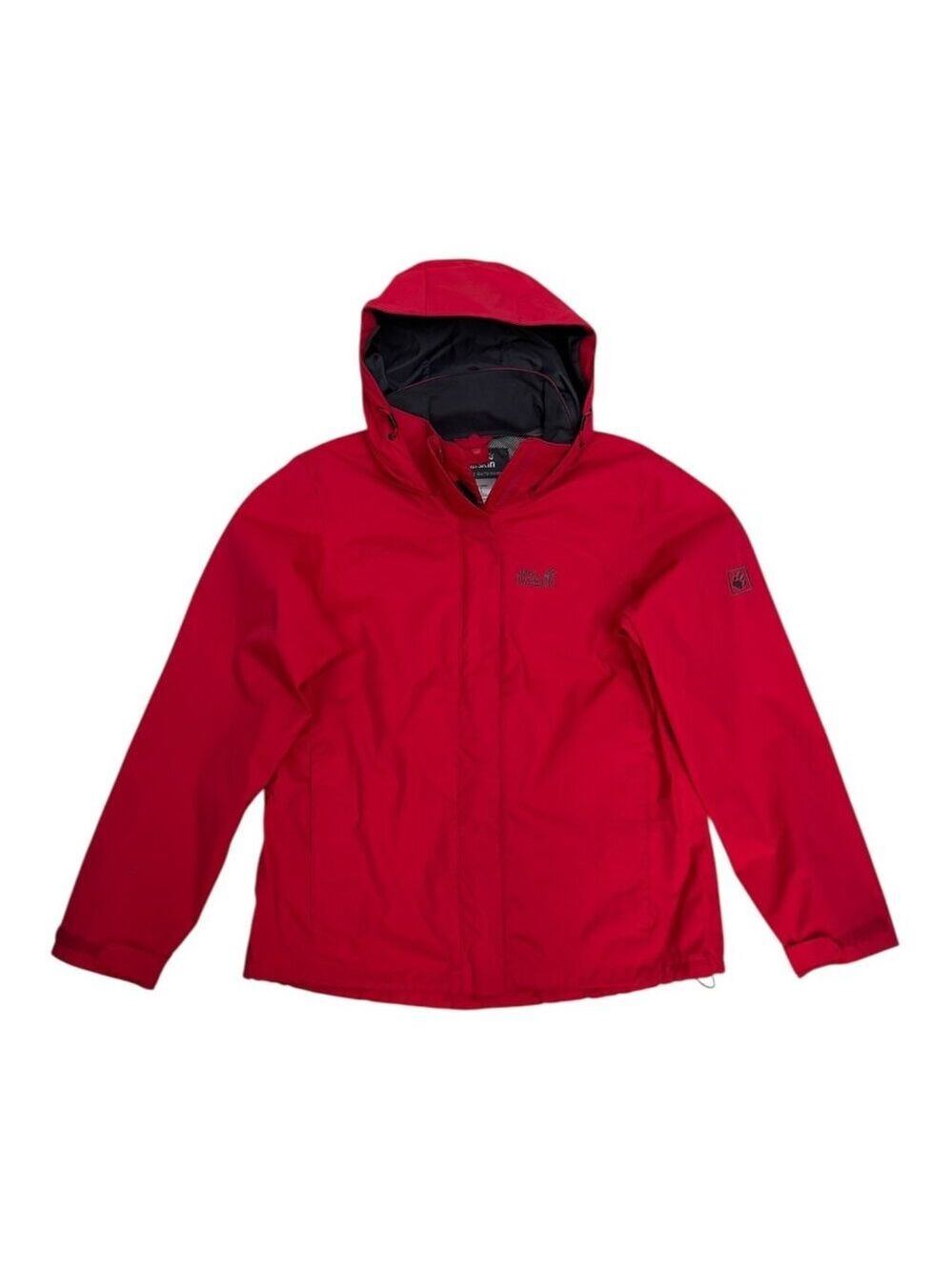 JACK WOLFSKIN TexaPore Waterproof Windbreaker Rain Waterproof Jacket Womens Med